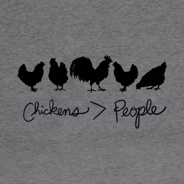 Chickens > People by IllustratedActivist